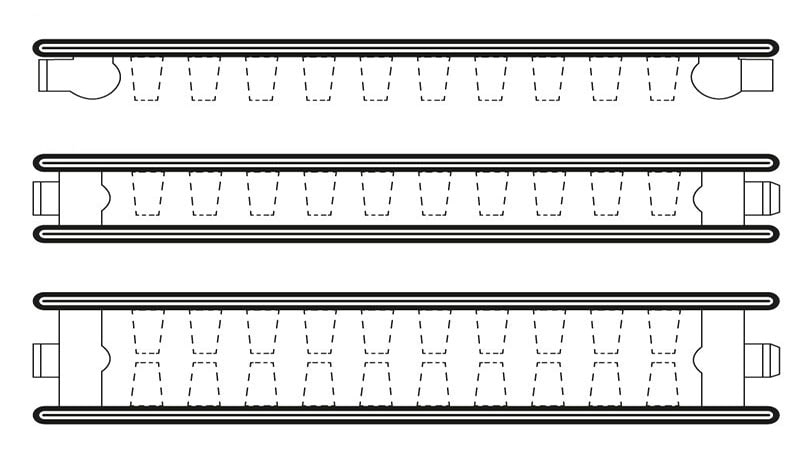 مقایسه رادیاتورهای تک پنل و دو پنل